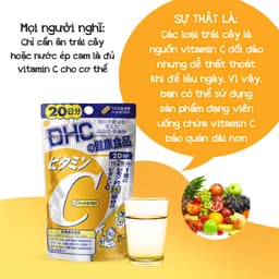 Thumbnail Viên uống DHC Bổ sung Vitamin C Nhật Bản 60/40 viên 2