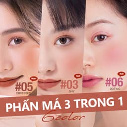 Thumbnail Phấn má hồng dạng thỏi O.TWO.O cấp ẩm với 6 màu lựa chọn 4