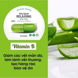Thumbnail Combo 10 Mặt Nạ Thư Giản Và Phục Hồi Da BNBG Vita Genic Relaxing Jelly Mask (Vitamin B) 30ml x [10 BNBG X-LÁ] 3