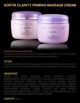 Thumbnail Kem massage làm săn chắc da Sortie Clarity Firming Massage Cream 300ml 3