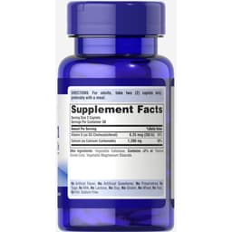 Thumbnail Viên uống bổ sung Canxi và Vitamin D3 chống loãng xương Puritan's Pride 60viên 1