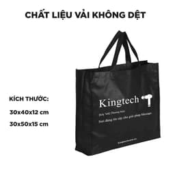 Thumbnail Túi Đựng Quà Tặng Chất Liệu Vải Dệt Cao Cấp Có Quai Xách Sang Trọng - Chính Hãng KingTech 1