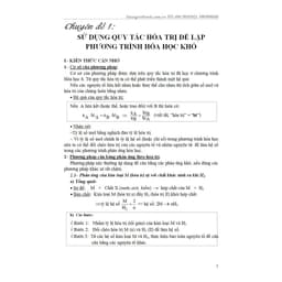 Thumbnail Sách - 22 Chuyên đề hay và khó bồi dưỡng học sinh giỏi Hóa học THCS tập 1 (Tái bản) 4