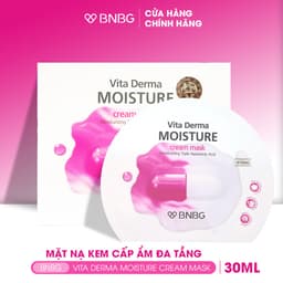 Thumbnail Combo 10 Mặt Nạ BNBG Hỗ Trợ Cấp Ẩm Đa Tầng Sáng Hồng Làn Da BNBG Vita Derma Moisture Cream Mask 30mlx10 4