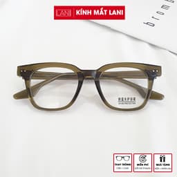 Thumbnail Gọng kính cận vuông to cốt thép siêu bền LANI 9104 - Lắp mắt cận có độ theo yêu cầu 3