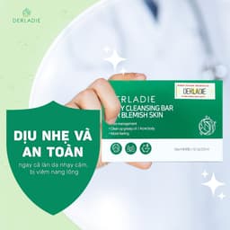 Thumbnail Xà Phòng Cơ Thể Derladie Body Cleansing Bar For Blemish Skin (50g) 3