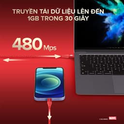Thumbnail Cáp Sạc ANKER Powerline+ II USB-C To LIGHTNING MARVEL - Dài 1.8M - A9551 3