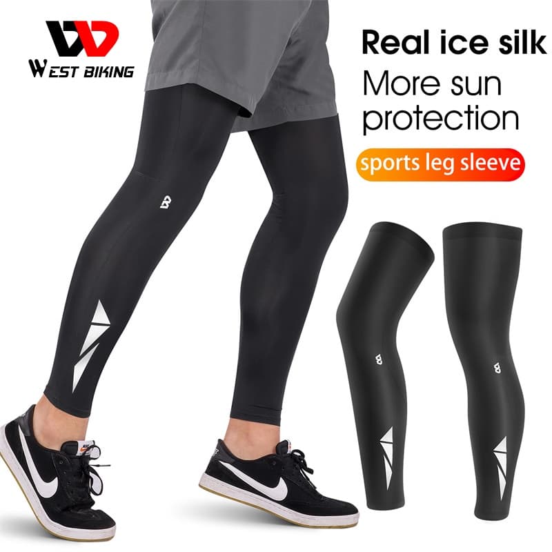 Ảnh Vớ ống chân WEST BIKING bảo vệ chống tia uv khi chơi thể thao cho nam nữ 1
