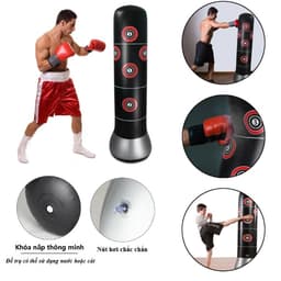 Thumbnail Vỏ Trụ Đấm Bốc Boxing Muay Thái Karate Tự Cân Bằng Cao Cấp – Kèm Bộ Bơm Hơi – Chính Hãng Amalife 2