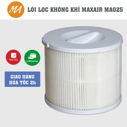 Thumbnail Combo 2 màng lọc không khí Hepa lọc bụi mịn và lõi lọc Carbon than hoạt tính khử mùi MaxAir MA025 4