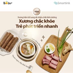 Thumbnail Nồi Nấu Cháo, Ninh, Hầm Cách Thủy 800ml 4 trong 1 Bear DDZ - A08D1 - Hàng Chính Hãng 3
