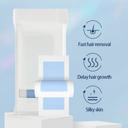 Thumbnail Miếng wax lông RUOALL vùng chân/nách/cơ thể (12 miếng + 2 gói giấy dưỡng da) 4