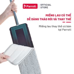 Thumbnail Cây lau nhà tự vắt thông minh, lau 360 độ, sàn nhà sạch khô nhanh, Bộ lau nhà có thùng  Parroti Pro PR01 3