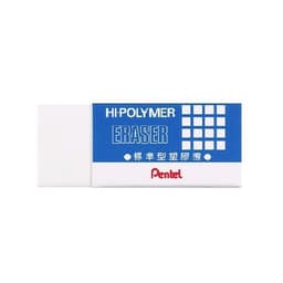 Thumbnail Gôm Tẩy Học Sinh Pentel Hi Polymer ZEH 3 Kích Cỡ Màu Trắng 4