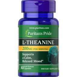 Thumbnail Viên uống bổ não - giảm stress Puritan's Pride L-Theanine 200mg 60 viên 2