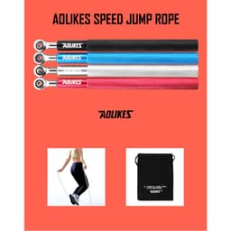 Thumbnail Dây Nhảy Tốc Độ Thể Dục Tay Nắm Hợp Kim Nhôm Cao Cấp Aolikes AL3202 4