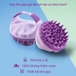 Thumbnail Lược Gội Đầu Life360 LE-LGD22 - Lược Massage Đầu Gai Silicon, Giảm Ngứa, Giảm Gãy Rụng Tóc, Chính Hãng 2