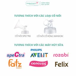 Thumbnail Chặn Sữa Spectra Thương Hiệu Maymom, Phụ Kiện Thay Thế Máy Hút Sữa Spectra S1 Plus, S2 Plus, M1, M2, 9S, 9Plus (1 cái) 4