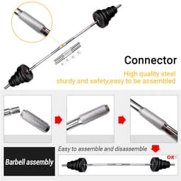 Thumbnail OneTwoFit  Bộ Tạ Tập Tay Tạ Đẩy 50kg tạ tập gym tập thon tay, dụng cụ gym đa năng Tạ tay tạ đẩy 2