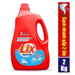Thumbnail Combo 2 chai nước giặt Lix đậm đặc hương hoa chai 2kg làm sạch cực nhanh vết bẩn - 2C-NG201 2