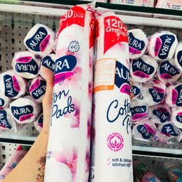 Thumbnail Bông Tẩy Trang Aura Beauty Cotton Pads 150 Miếng 4