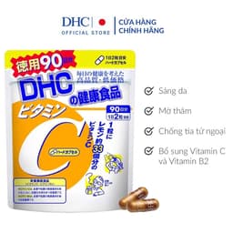 Thumbnail Viên Uống DHC Bổ Sung Vitamin C Nhật Bản Làm Đẹp Da Và Mờ Thâm Mụn Nhật Bản 30 Và 90 Ngày 1