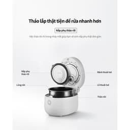 Thumbnail Nồi cơm điện tử CUCKOO CR-0675F phiên bản quốc tế 1,08 lít- Lòng nồi chống dính - Hàng chính hãng 3