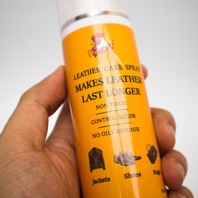Ảnh Xi đánh giày da, áo da chuyên dụng làm sạch, đánh bóng không màu Fttleather dạng xịt 120ml 4