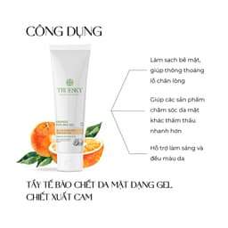 Thumbnail Combo làm sạch và ngừa mụn da mặt Truesky gồm 1 tẩy tế bào chết cam 50g +1 gel rửa mặt rau má 50g 2