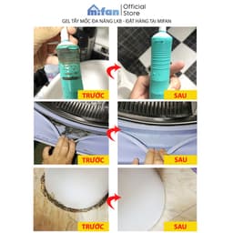 Thumbnail Gel tẩy mốc đa năng LKB 120ml - Tẩy nấm mốc silicon, gioăng cao su máy giặt, mốc chân tường, mốc bàn chải 3