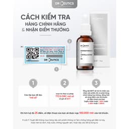 Thumbnail Serum Cấp Ẩm, Giảm Mụn, Phục Hồi Da Drceutics HA, B5, B3, Niacinamide, Vitamin C 30ml 1
