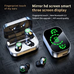 Thumbnail Tai nghe nhét tai không dây Vitog Yd03 Yd04 Tws 9D Bluetooth 5.3 tích hợp mi cờ rô giảm tiếng ồn màn hình 1