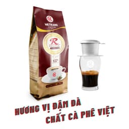 Thumbnail Cà phê rang mộc Robusta (R) cafe hạt - Mê Trang, túi 500g hạt rang 3