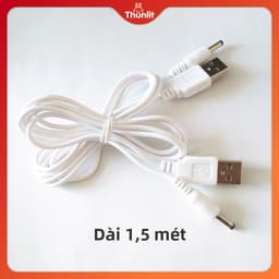 Thumbnail Cáp sạc Thunlit dài 1.5m USB DC 3.5mm cho đèn/ máy tạo độ ẩm 4