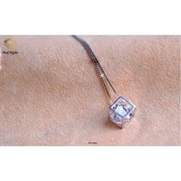 Thumbnail Dây chuyền bạc Ý 925 Huệ Ngân - Hình lập phương cá tính PP1522 3