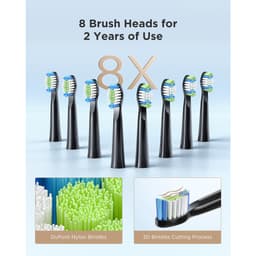 Thumbnail Bàn chải điện Fairywill E11 Với 8 Đầu Bàn Chải Tiện Dụng 3