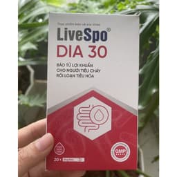 Thumbnail LiveSpo DIA 30 - Giảm Triệu Chứng Tiêu Chảy Cấp (10 ống x 5ml) 2