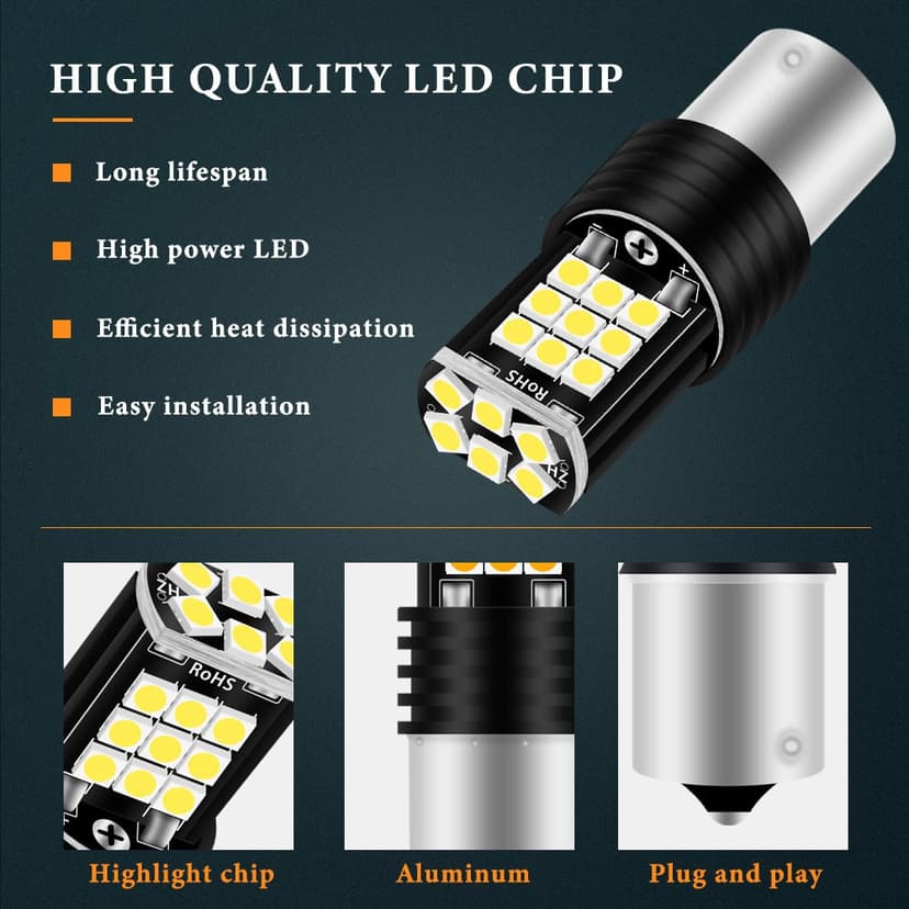 Ảnh Đèn LED tín hiệu LYMOYO T20 1156 Ba15S cho xe hơi siêu sáng 1157w21w P21 5w 3