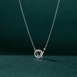 Thumbnail Dây chuyền bạc 925 the World thiết kế mới mẻ trẻ trung xinh xắn đáng yêu dễ thương Dế Bạc - D4457 2