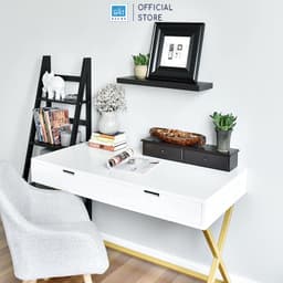 Thumbnail Kệ Thanh Ngang Rộng 20cm, Gỗ Dày 25mm Treo Tường Màu Đen SIB Decor KT005 1
