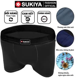 Thumbnail Quần Lót Nam Boxer Combo 3 Màu SUKIYA Japan Quality Chất vải Thun Lạnh Tự Nhiên 100% thoáng khí QL01 3