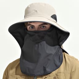 Thumbnail Mũ chống nắng toàn mặt CAMEL CROWN Mũ câu cá leo núi ngoài trời Mũ chống tia cực tím Mũ chống nắng 4