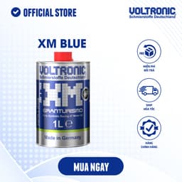 Thumbnail Nhớt tổng hợp biến thiên cao cấp cho xe số và côn tay VOLTRONIC granturismo xm blue nhập khẩu đức 1
