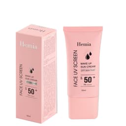 Thumbnail Kem chống nắng Hemia 50ml chính hãng tác dụng dưỡng trắng nâng tone SPF50+ thấm mướt nhanh, mịn màng 3
