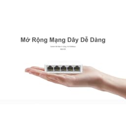 Thumbnail Bộ Chia Tín Hiệu Để Bàn Mercusys MS105 5 Cổng Switch Port 10/100Mbps 1