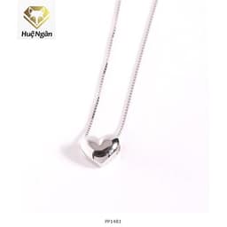 Thumbnail Dây chuyền bạc 925 Huệ Ngân - Tim phồng xinh xắn PP1481 1