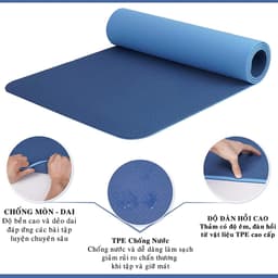 Thumbnail Thảm Tập Yoga Thanh Lý Giá Siêu Rẻ TPE 2 Lớp Thanh Lí Có 1 Số Lỗi Rất Nhỏ - Giá Hời Chính Hãng Amalife 4