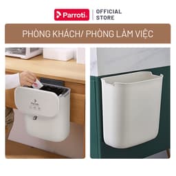 Thumbnail Thùng rác treo tủ bếp, thùng rác nhà tắm dán tường, có nắp đậy thông minh - Parroti Bin BN02 4