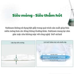 Thumbnail Set 2 Miếng Tã/Bỉm Quần NABIZAM Ultra Thin Mỏng Vượt Trội, Chống Tràn Size M32/L30/XL26/2XL22/3XL20 Cho Bé 6-25kg 4