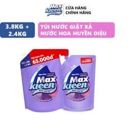 Thumbnail Combo 2 Túi Nước Giặt Xả MaxKleen Hương Huyền Diệu 3.8kg + 2.4kg 2